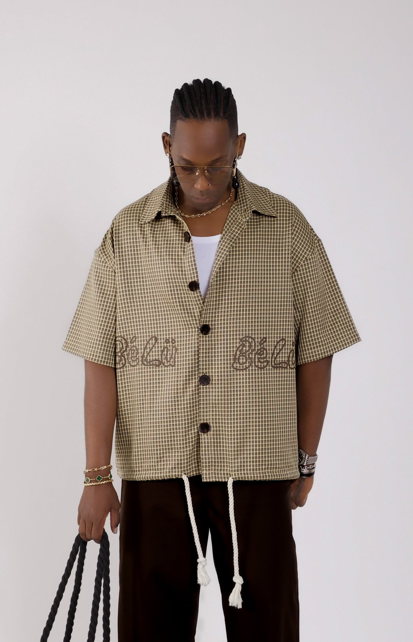 Serene Grid Shirt