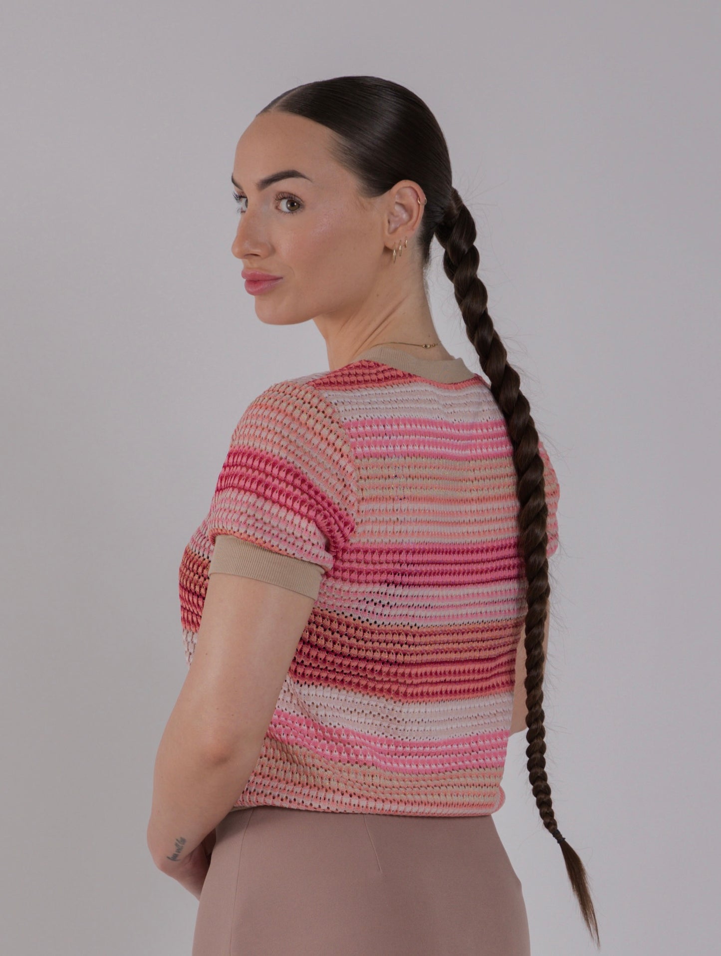 Pomegranate Knit Blouse