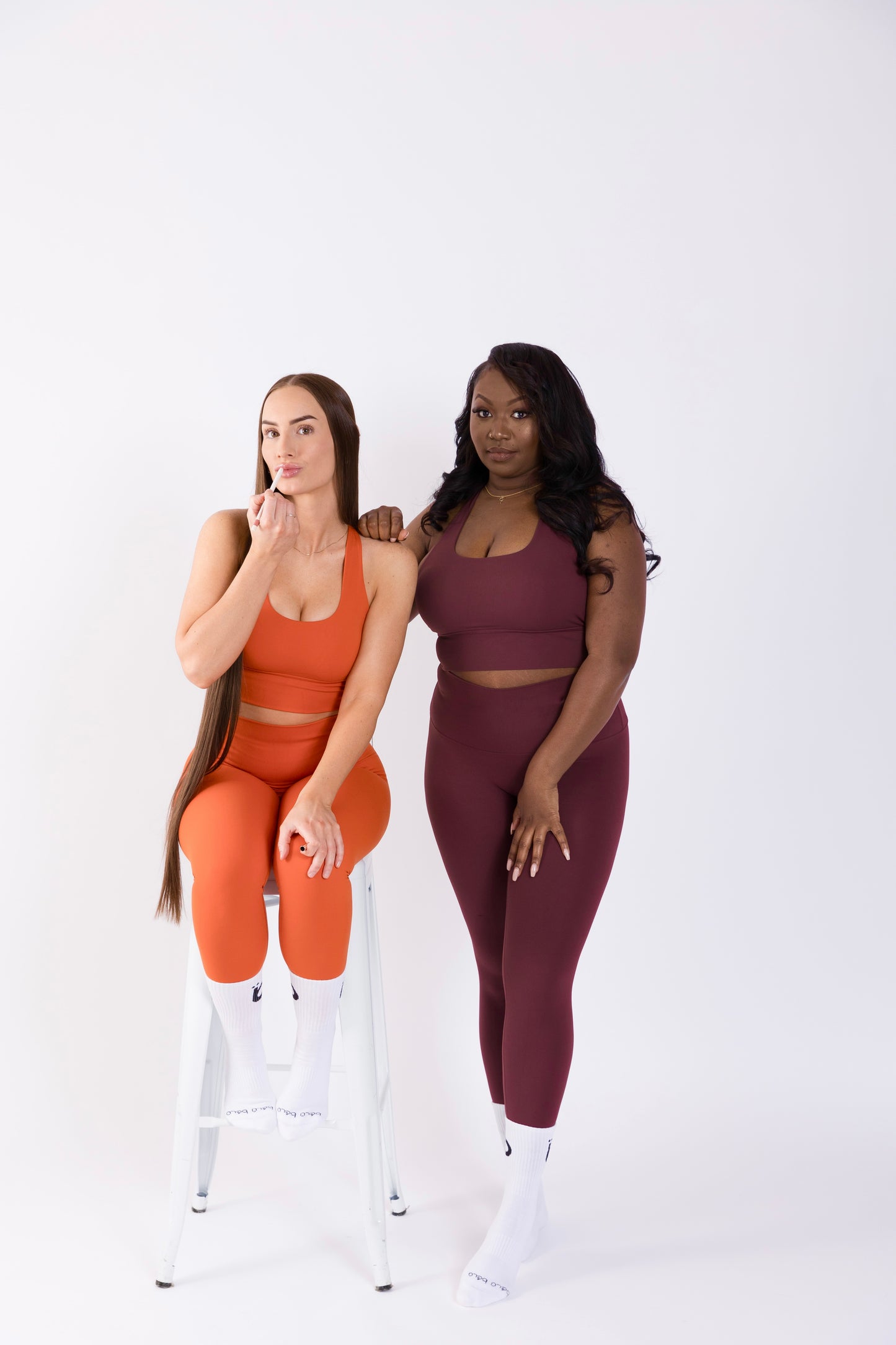Orange High-Rise Yoga Set (Bra+Yoga Pant)