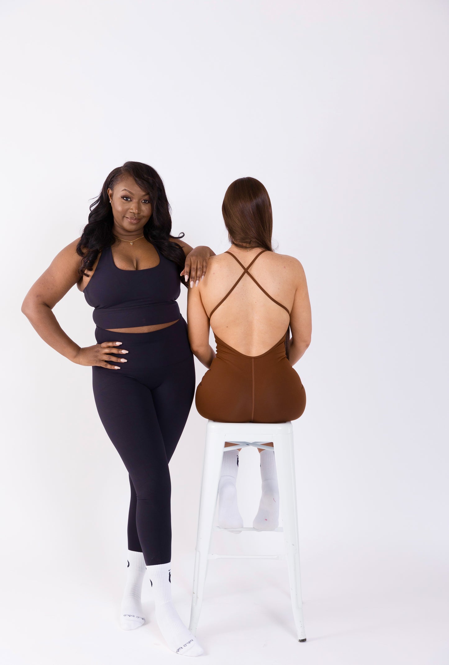 Black High-Rise Yoga Set (Bra+Yoga Pant)