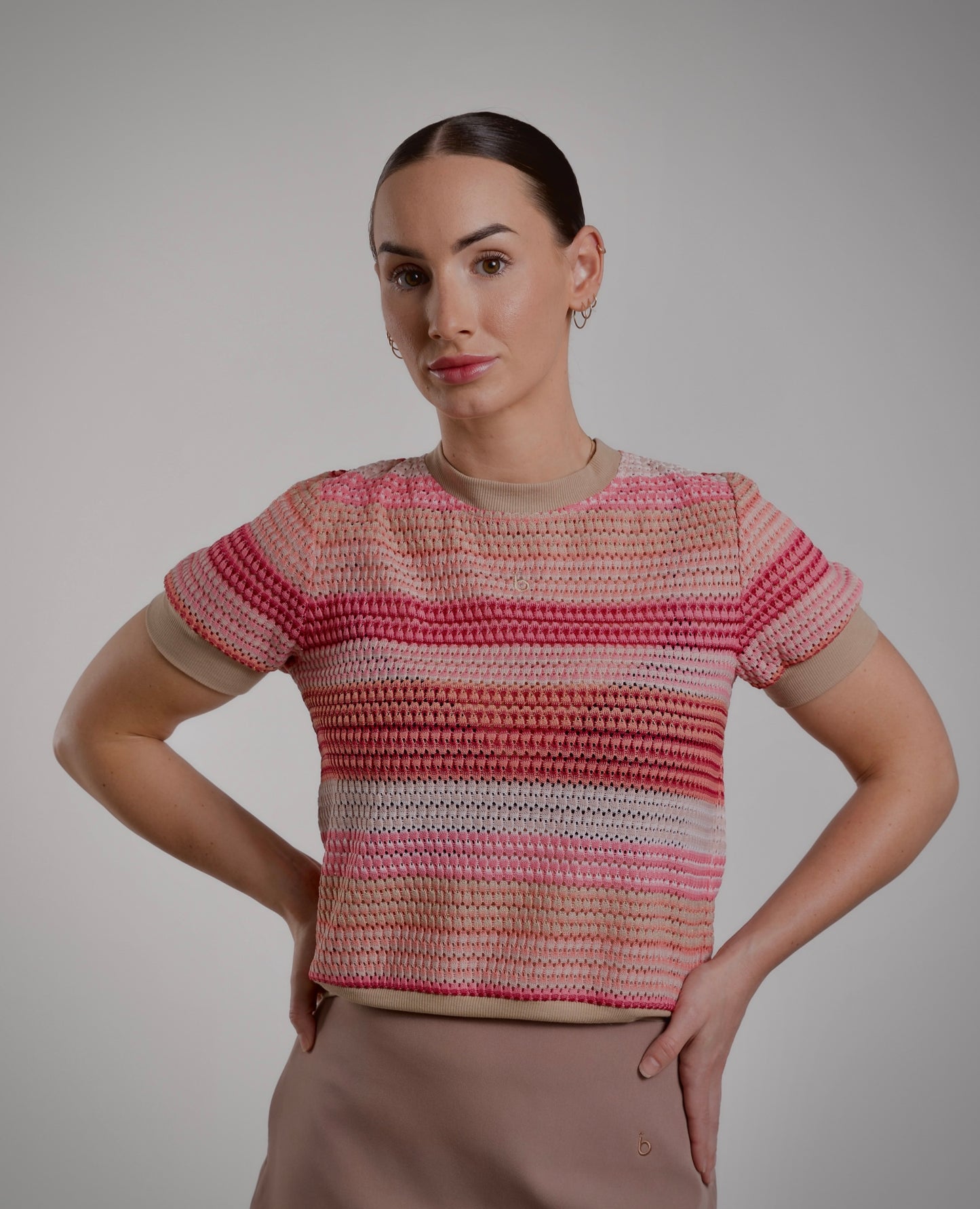 Pomegranate Knit Blouse