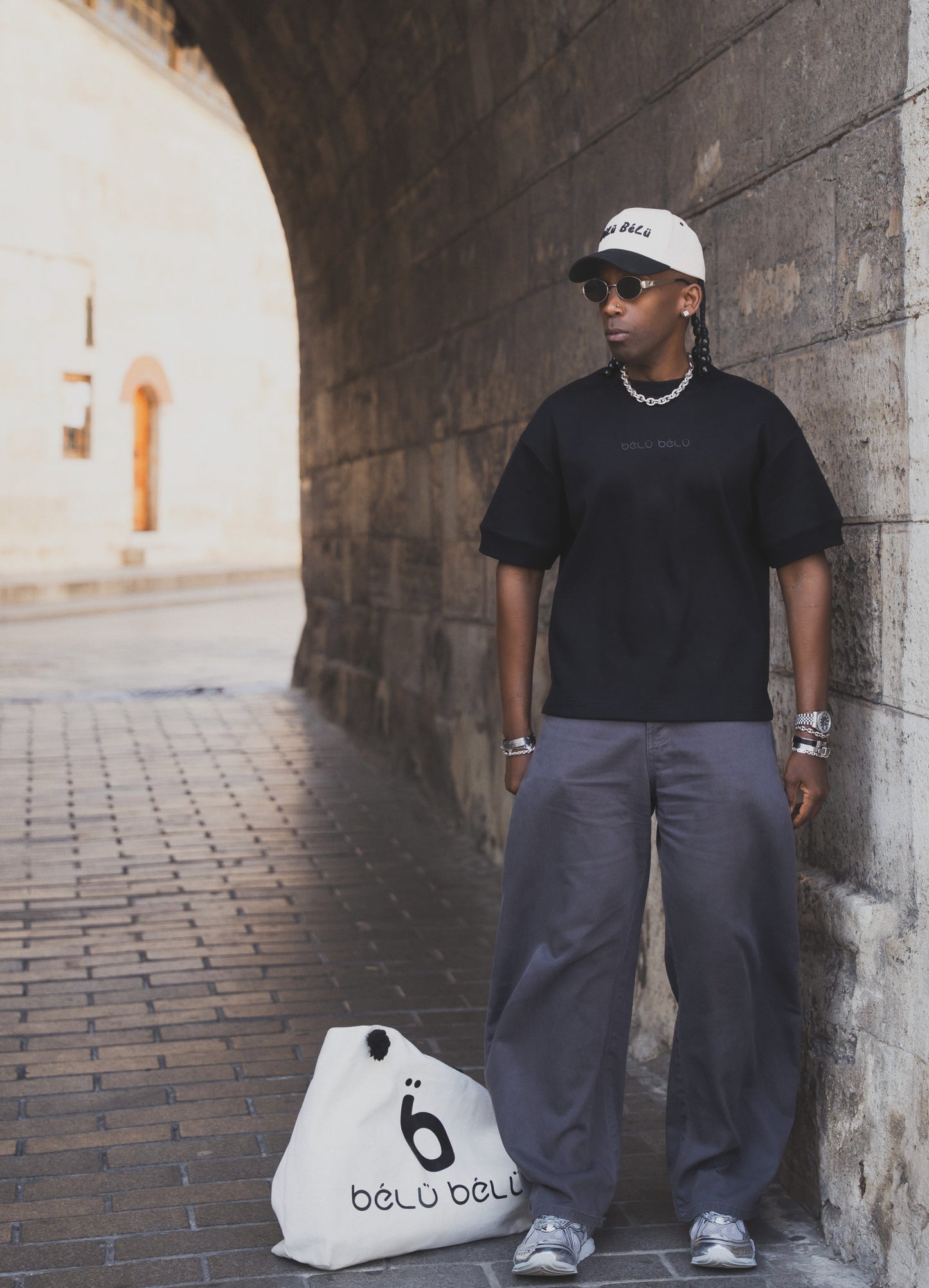 Muted Black Relaxed Fit T-shirt