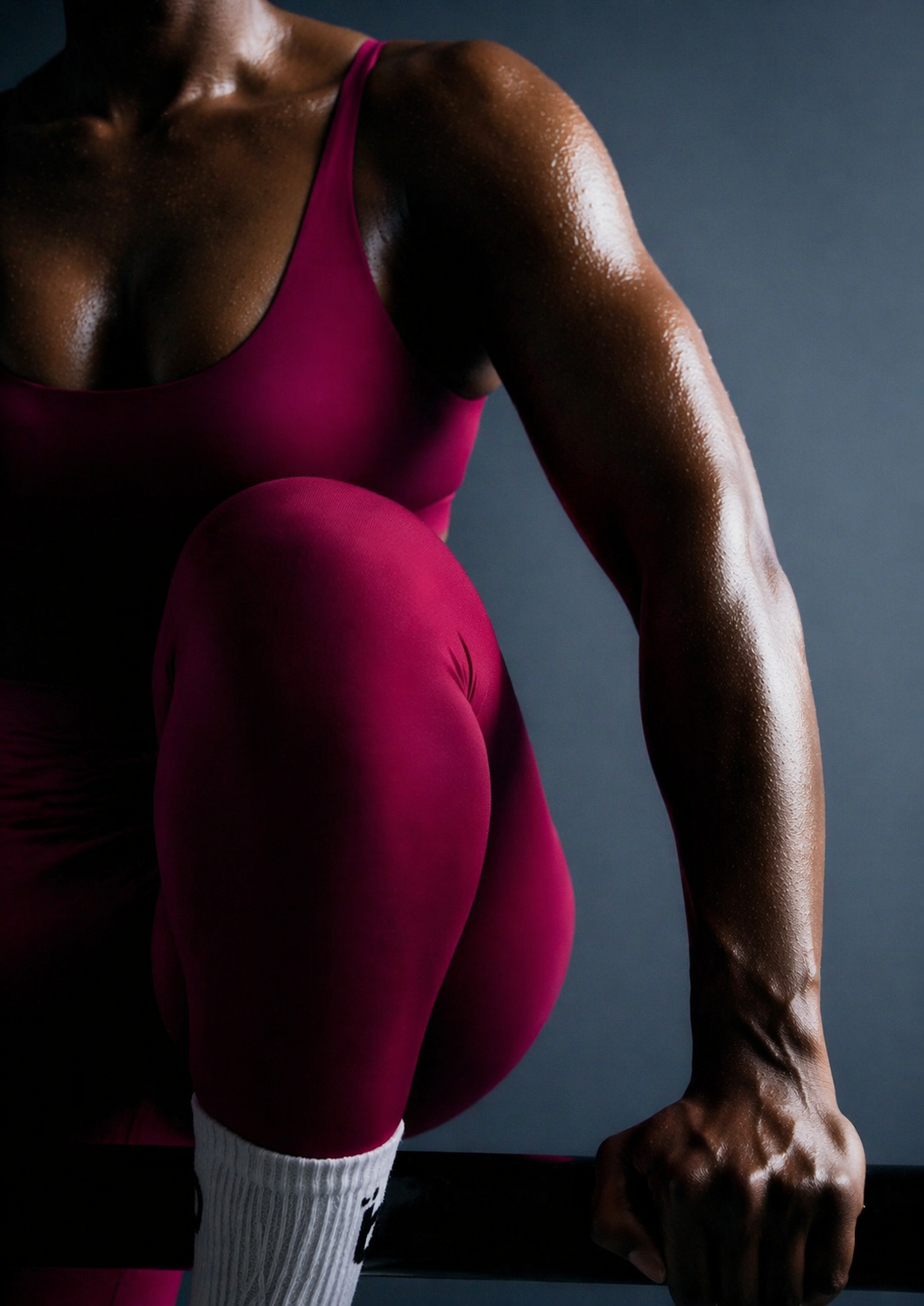 Rose Red High-Rise Yoga Set