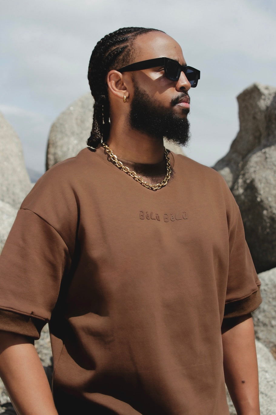 Muted Mocha Relaxed Fit T-shirt
