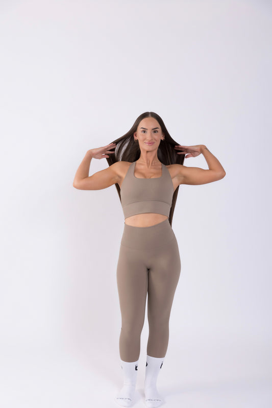 Sandy High-Rise Yoga Set (Bra+Yoga Pant)