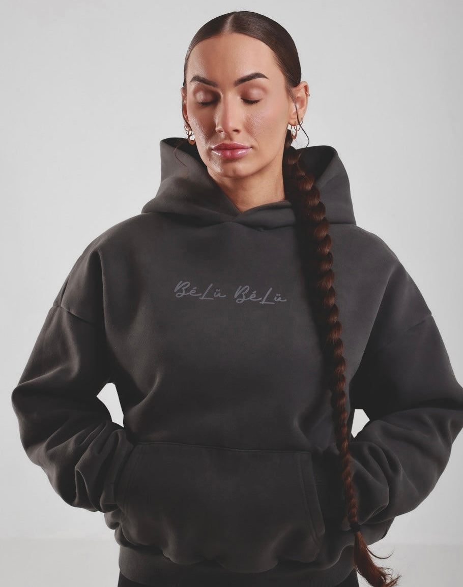 Stone Grey Hoodie — Women