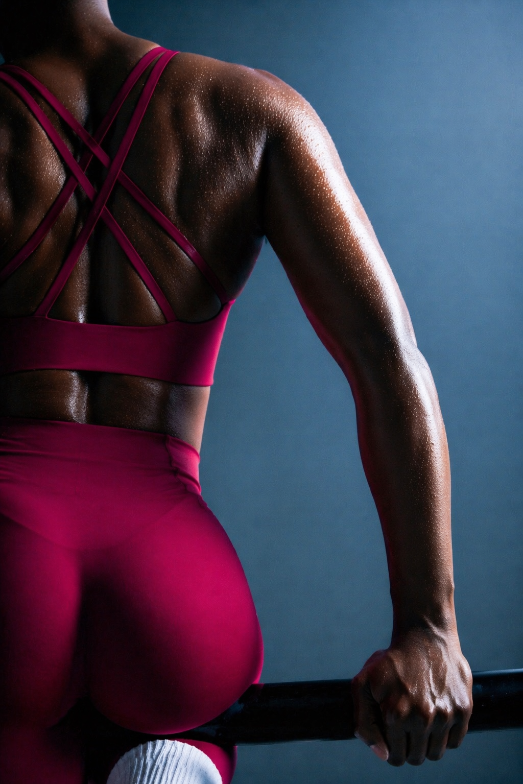 Rose Red High-Rise Yoga Set