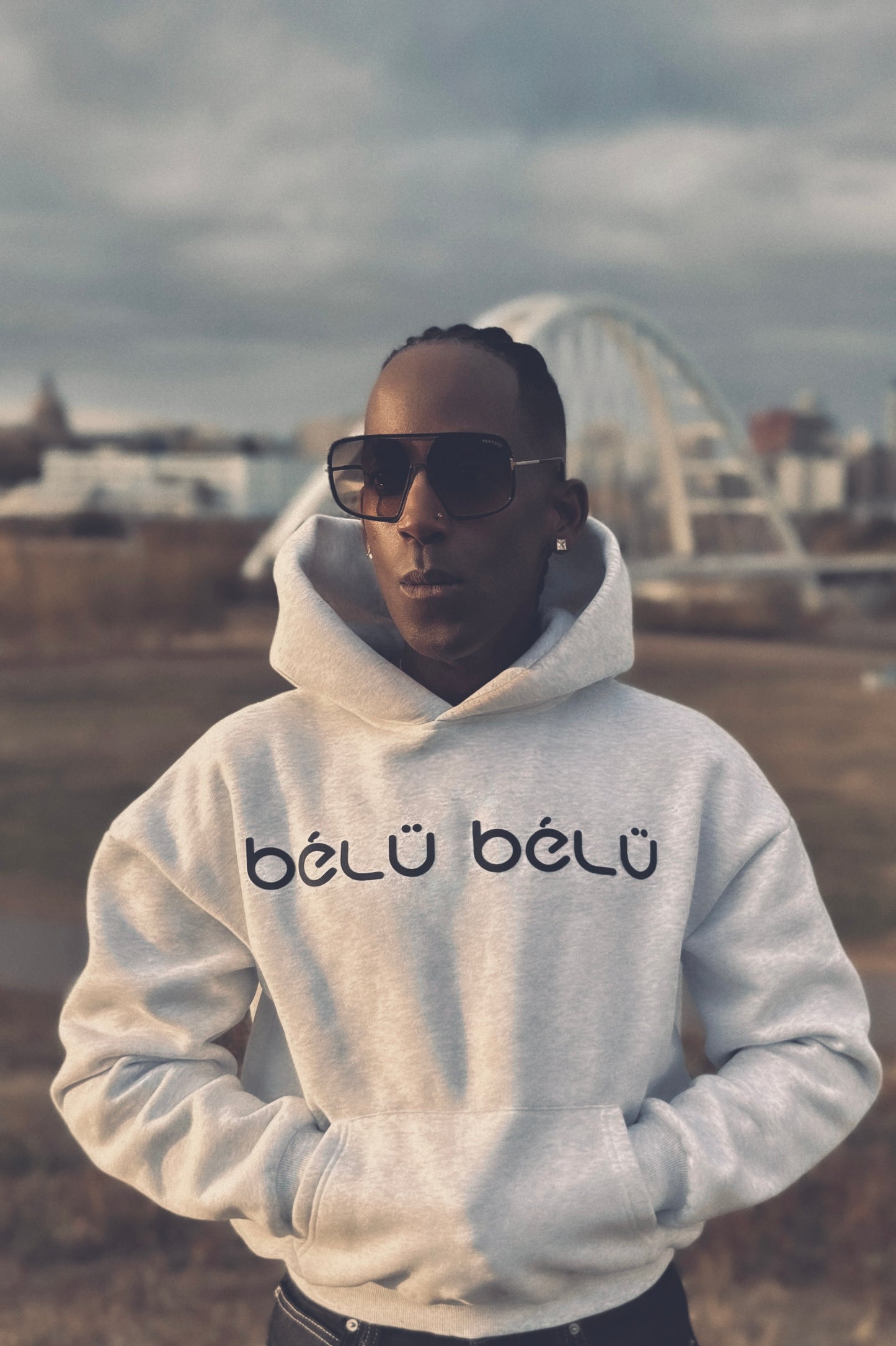 Boxy Fit Light Grey Set       ( Hoodie & Sweatpants)