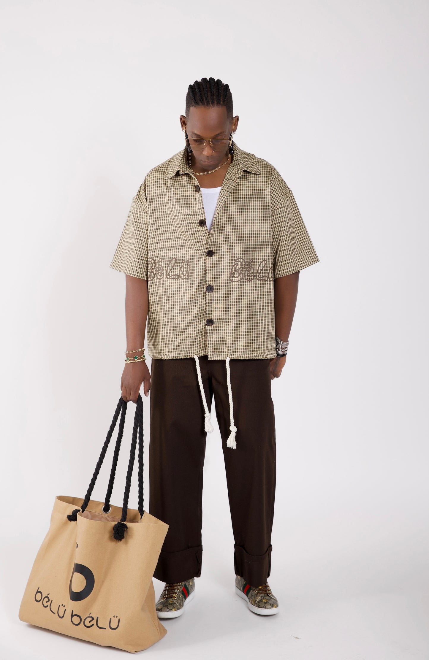 Serene Grid Shirt