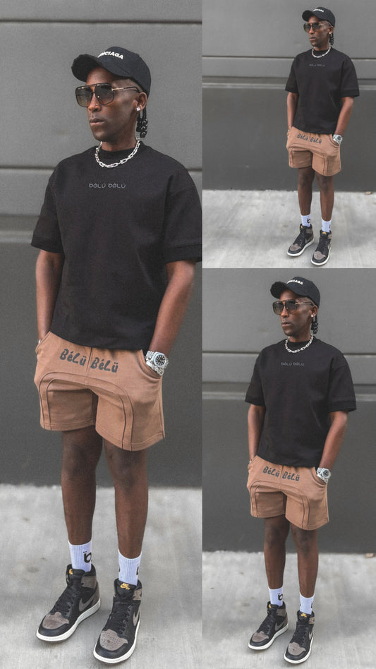 Sweatshorts-Brown