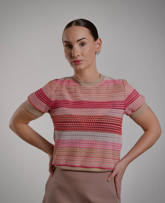 Pomegranate Knit Blouse