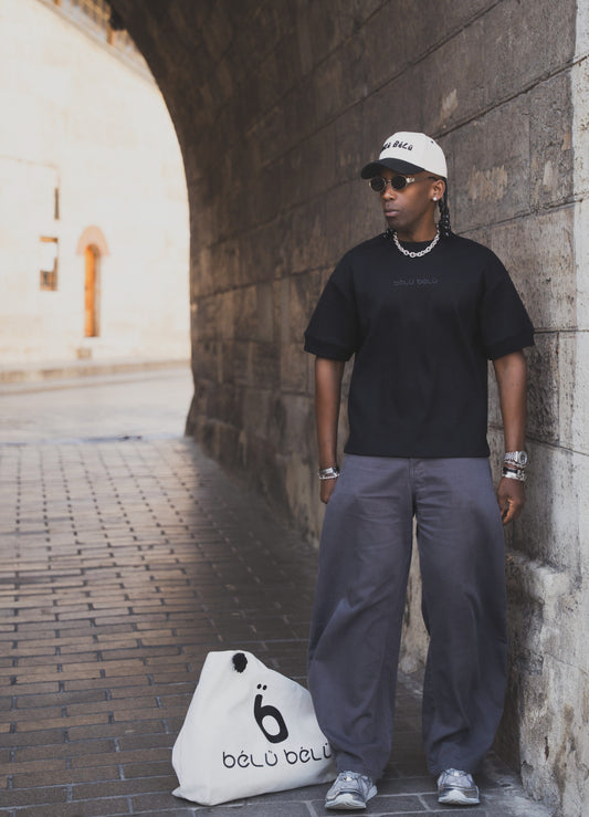Muted Black Relaxed Fit T-shirt